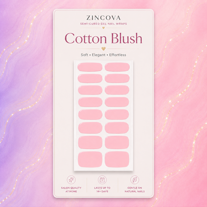 Zincova Semi Cured Gel Nail Wraps